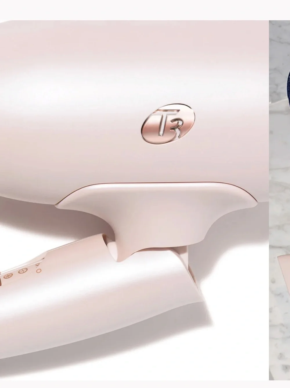 T3 AFAR Travel Hairdryer Satin Blush